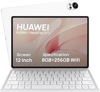 MatePad 12 X - 12" Tablet, 2.8K FullView Display, Large battery, Super Charge, Wifi, 8GB+256GB, HUAWEI Glide Keyboard, Professional GoPaint APP, White