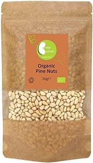 Organic Pine Nuts - Certified Organic- by Busy Beans Organic (1kg)Soil AssociationSoil AssociationSoil Association
