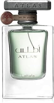 Lattafa Atlas Eau de Parfum Spray for Unisex, 1.85 Ounce