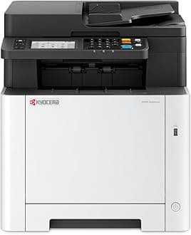 KYOCERA ECOSYS MA2600cwfx All-in-One Color Laser Printer (Print/Copy/Scan/Fax), 27 ppm, 1200 dpi, Wi-Fi Direct, 1GB Memory, 4.3 inch Color Touch Screen Control Panel