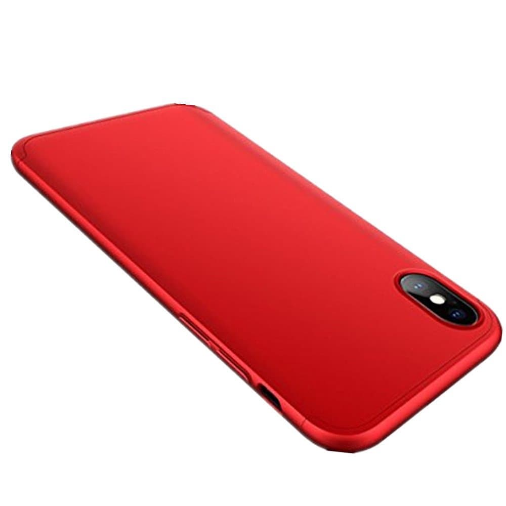 iPhone X Case i Phone X Cover 3 in 1 Slim Hard PC Hard Case 360 Degree Phone Case Anti-Dropping Shell Back Cover Case for Apple iPhone X/10 (iPhone x, Red)