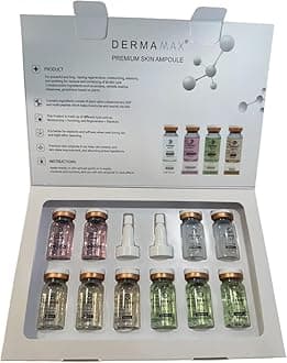 Professional Serum, Premium Booster Treatment, for skin care 10 Vials | all skin,Anti-aging,Anti-wrinkle,shiny,Moisturising |ideal with Microneedling Dermaroller| (10 * 8ml) | Made in Korea