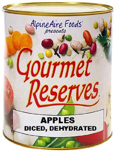 Gourmet Reserves Diced Dehydrated Apples (10-Can)