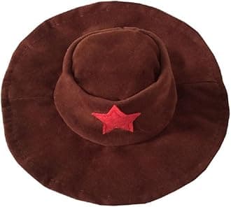 NACOCO Cowboy Dog Costume with Hat Dog Clothes Halloween Costumes for Cat and Small Dog (Medium) Blue