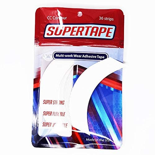 Supertape CC Contour Adhesive Tape Strips 36 Pack