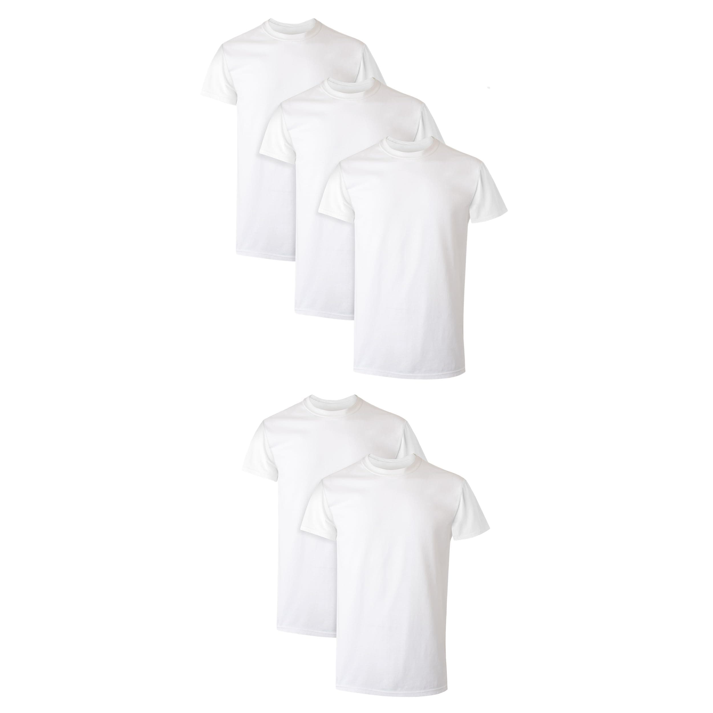 Men's X-Temp Comfort Cool Crewneck Undershirt 5-Pack Undershirt (Pack of 5)