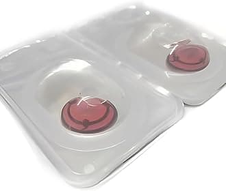 CROSETTA Sharingan Stage Three V2 Crazy and Fancy Look Contact Lenses with Lens Case for Unisex