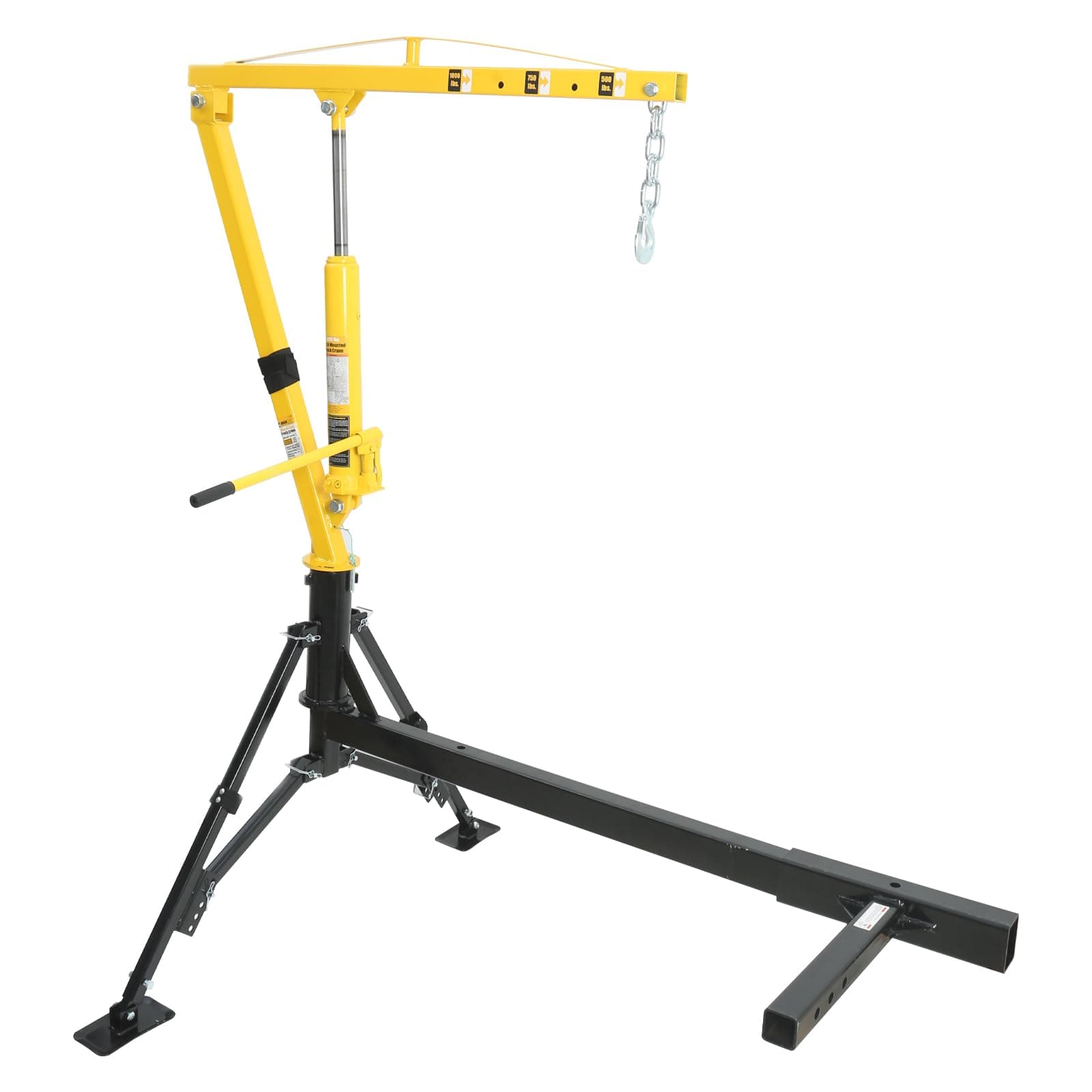 70238 Receiver Hitch Mounted Crane - 1000 lbs. Capacity