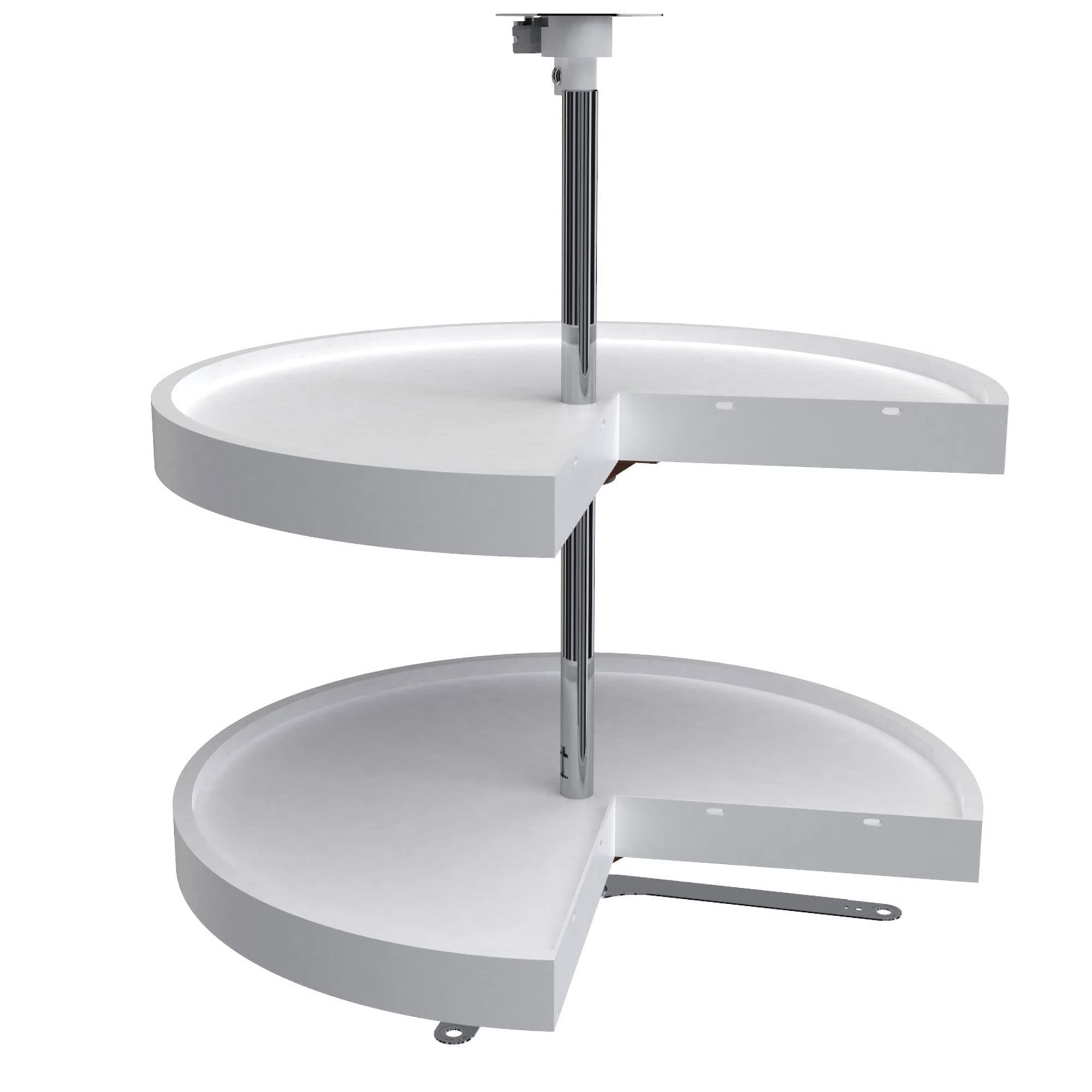 Rev-A-Shelf 24" Pie-Cut Lazy Susans 2-Shelf, White