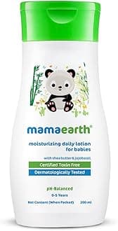 Moisturizing Daily Lotion For Babies - 200ml | Infused with Cocoa Butter, Shea Butter & Jojoba Oil | Helps to Relieve Dryness & Provides Deep Skin Nourishment