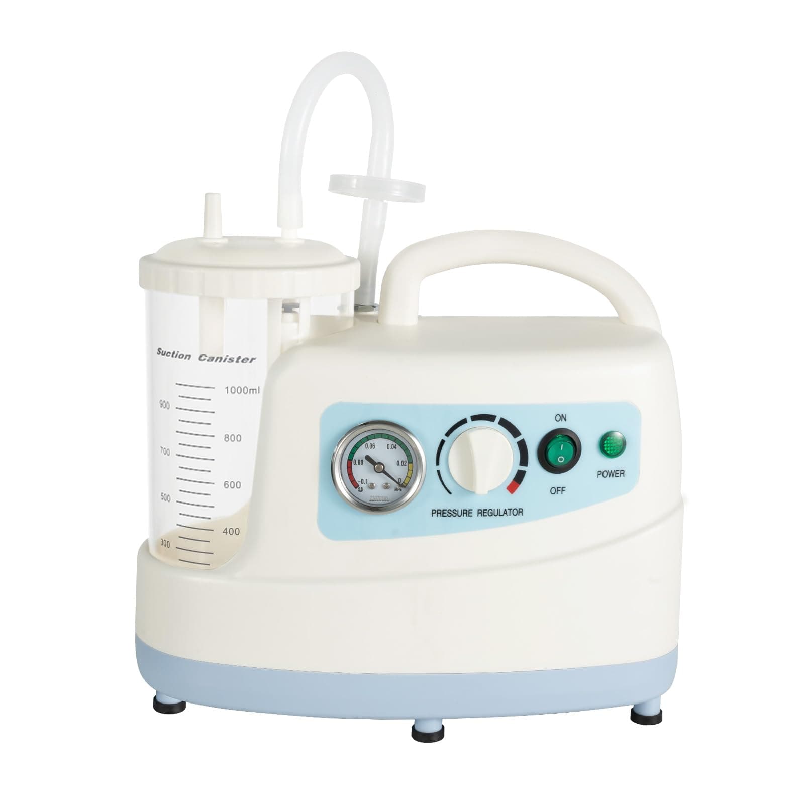 Portable Vacuum Suction Unit, 1000mL Veterinary Suction Machine for Home Use, 11.81 * 6.3 * 10.63in