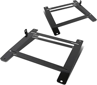 DNA MOTORINGSBK-LM-FRS Pair of Racing Bucket Seat Mount Brackets Compatible with Scion FR-S 13-16 / Subaru BRZ 13-21,Black