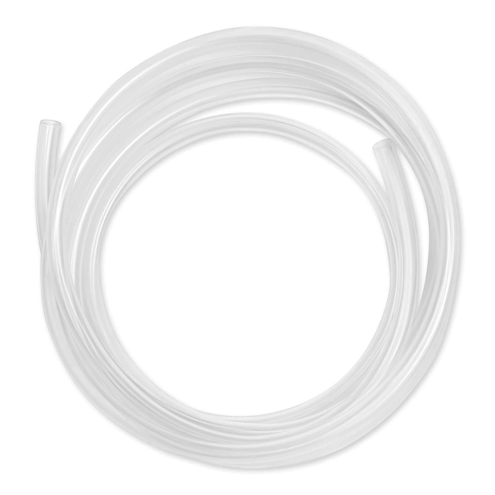 10 Feet - 3/8" ID x 1/2" OD Clear Vinyl Tubing, Flexible PVC Plastic Tubing, Lightweight Plastic Hose Pipe, BPA Free and Non Toxic Clear Hose