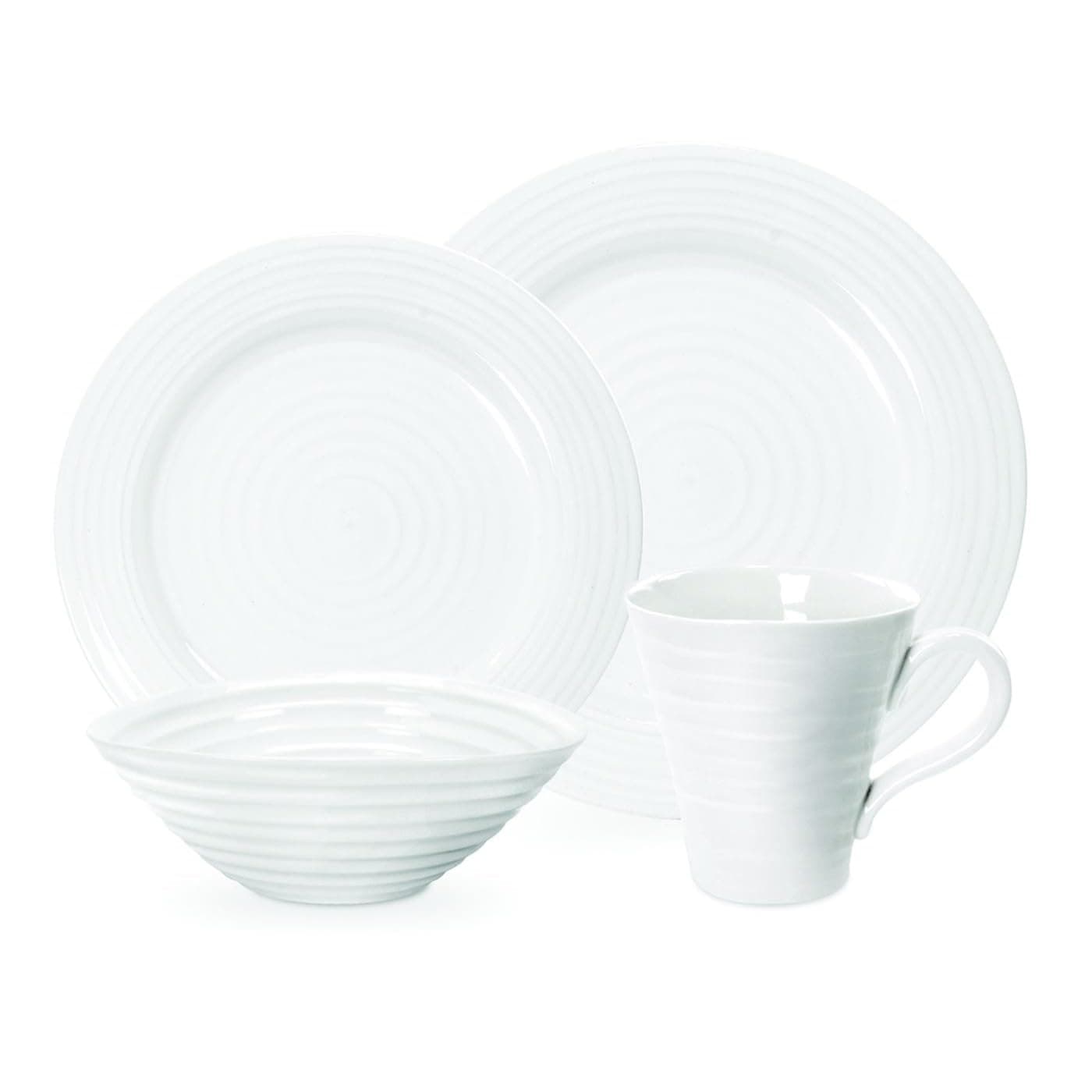 Portmeirion Sophie Conran White 4 Piece Placesetting