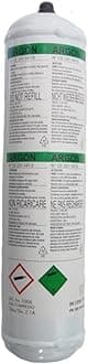 Argon Gas Bottle, 1 Litre, not recoverable