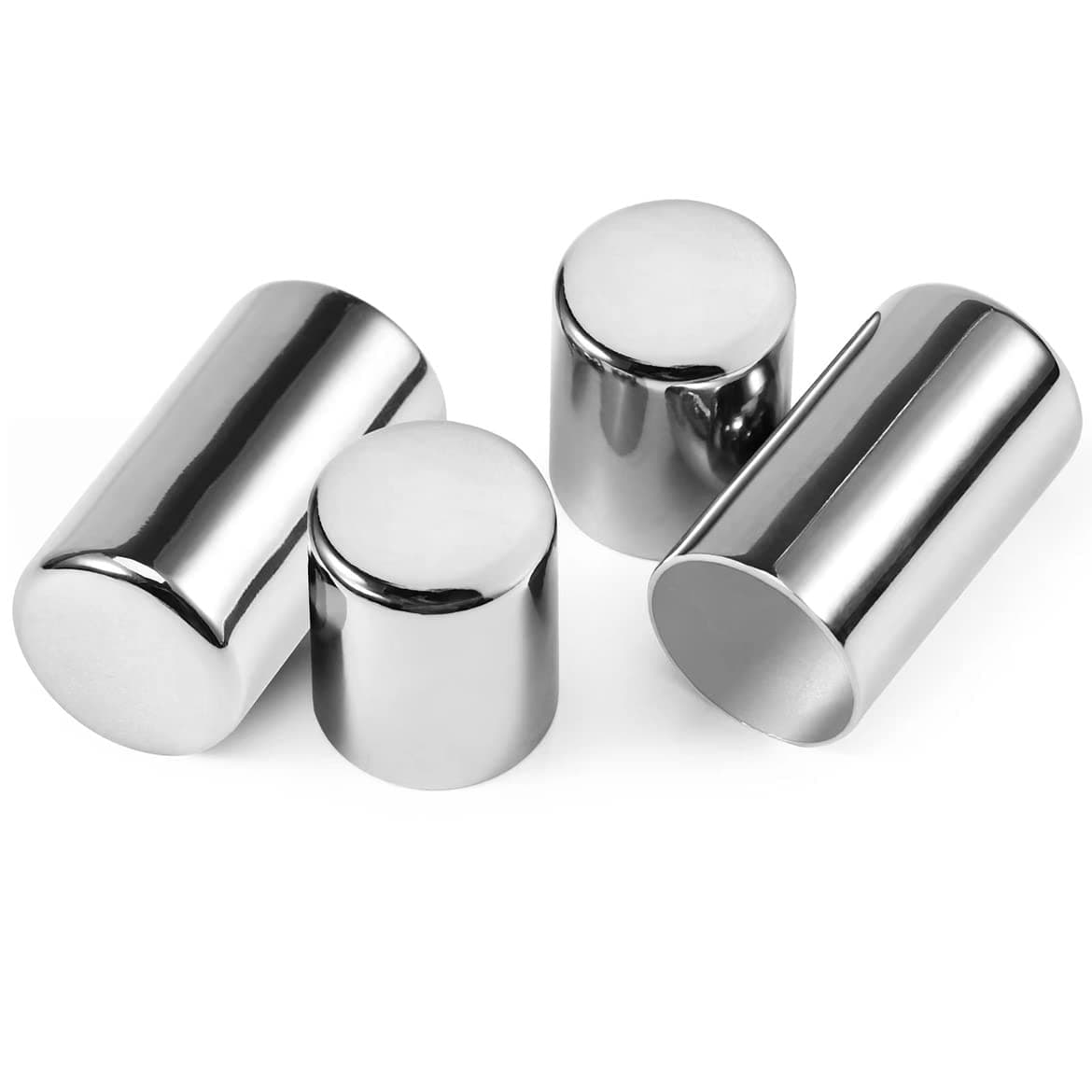 Eumti 4 PCS Detachable Docking Hardware 4 Point Covers Kit Magnet Cover Kit Chrome Compatible wiht Harley Touring Electra Glide, Street Glide,Road Glide, Road King 2009-2025