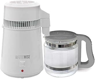 Waterwise 4000 Water Distiller with Stainless Steel Boiling Chamber + Glass Coll