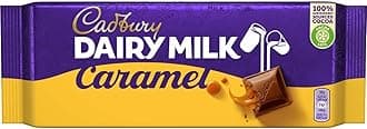 Dairy Milk Caramel Chocolate Bar, 120 g