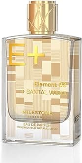 MILESTONE Perfumes Element 03 & Santal Wood Men’s Eau de Parfum, Long-Lasting Fragrance 100ML – Bold & Sophisticated Blend, Premium Aromas for Confident Men, Ideal for Daily Wear & Special Occasions