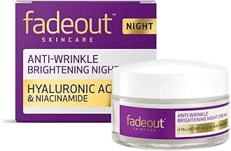 Anti-Wrinkle Brightening Night Cream-Hyaluronic Acid & Niacinamide-Reduce Fine Lines Wrinkle-Bright Even Skin Tone For Radiant And Youthful Complexion-Hydrates Softens Skin-50Ml