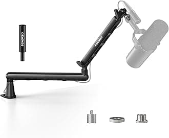 Microphone arm, Aokeo AK-55 desktop slim adjustable microphone arm frame, suitable for Blue Yeti, Snowball iCE, HyperX QuadCast, SoloCast, Elgato Wave, etc