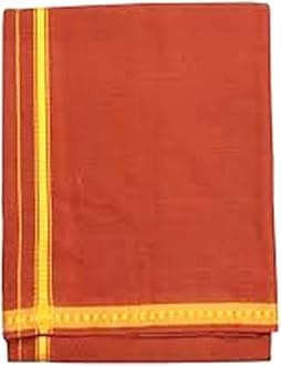 Stylesindia Fancy Border Colored Single Layer Pentex Dhoti Mundu Vesti 2.0mts