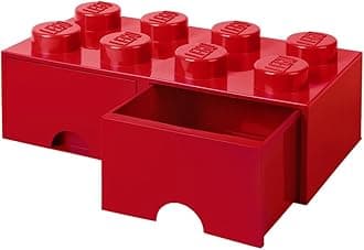 Lego Brick Drawer 8 Bright Red