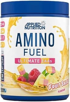 Amino Fuel - Amino Acids Supplement, EAA Essential Amino Acids Powder, Muscle Fuel & Recovery (390g - 30 Servings, Fruit Burst)