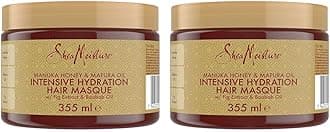 Manuka Honey & Mafura Oil Intensive Hydration Hair Mask sulphate and silicone free hair mask for dry hair for dry, damaged hair 355 ml (Pack of 2)