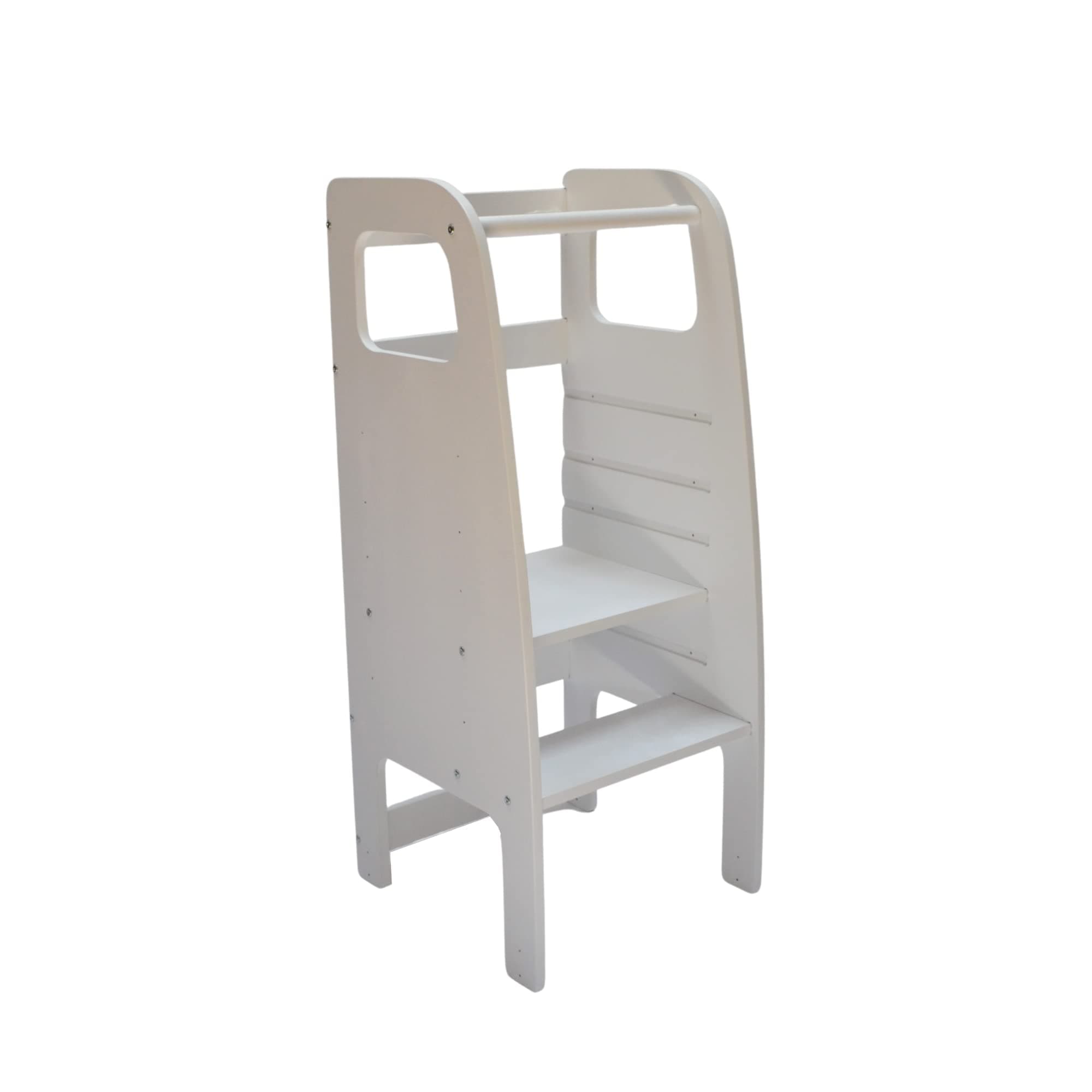 Atvi Kids - Learning Tower Adjustable Height - Kitchen Helper - Kitchen Stool - Toddler Step Stool - Activity Tower - Stepping Stool (White)