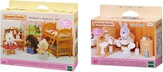 Sylvanian Families 5338 Children's Bedroom Set, Multicolor & Families - Toilet Set