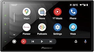 SPH-DA360DAB-AN - 2-DIN Media Receiver, Capacitive 6.8" Touch Panel with Wi-Fi, Apple CarPlay, Android Car and DAB+, Includes DAB Antenna