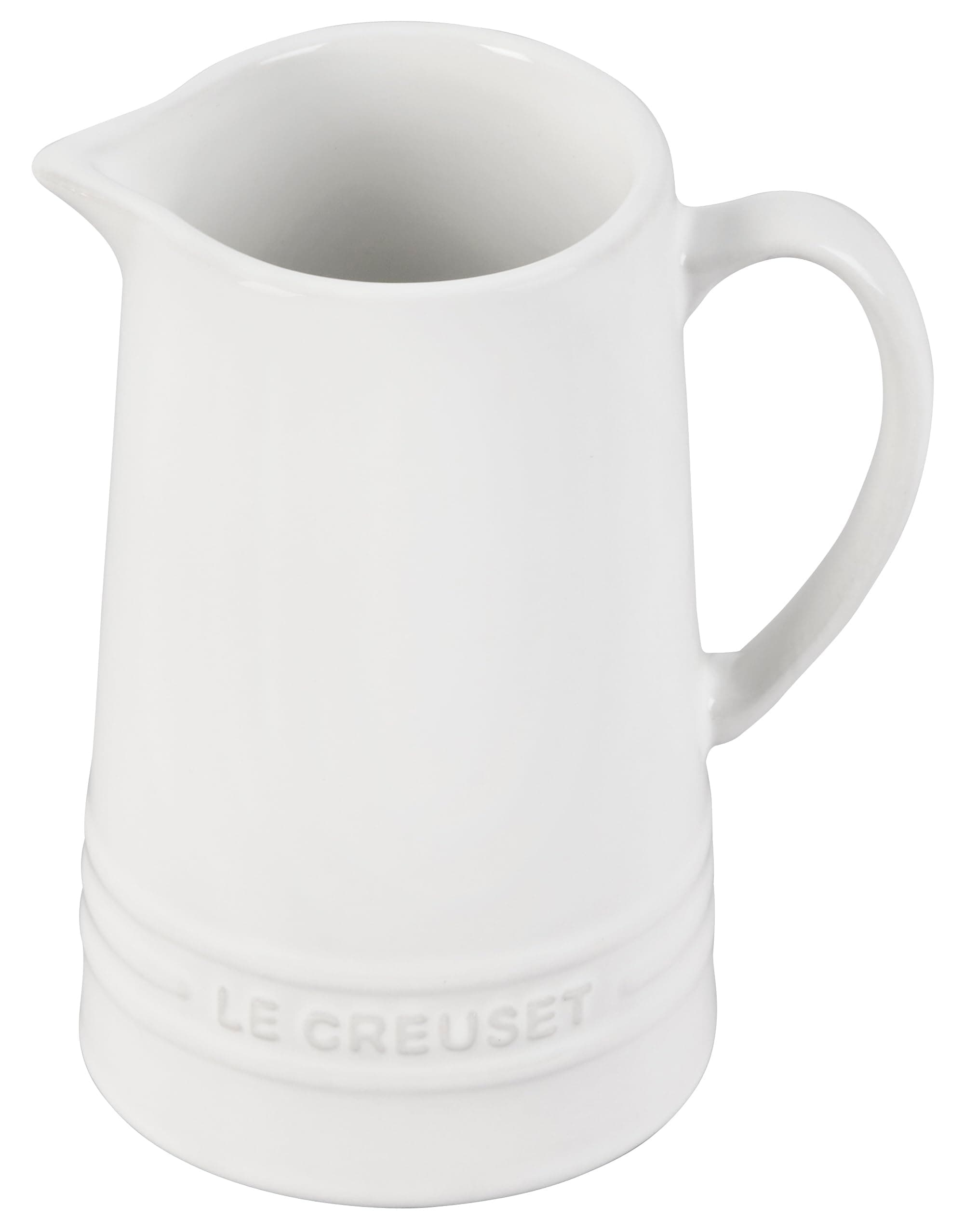 Le Creuset Stoneware Small Pitcher, 10 oz., White