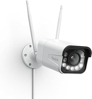 4K 8MP Outdoor Security Camera with 5X Optical Zoom, Wi-Fi 6 Tech, Smooth Remote Viewing with H.265 Recording, Color Night Vision, Human/Vehicle/Animal Detection, RLC-811WA