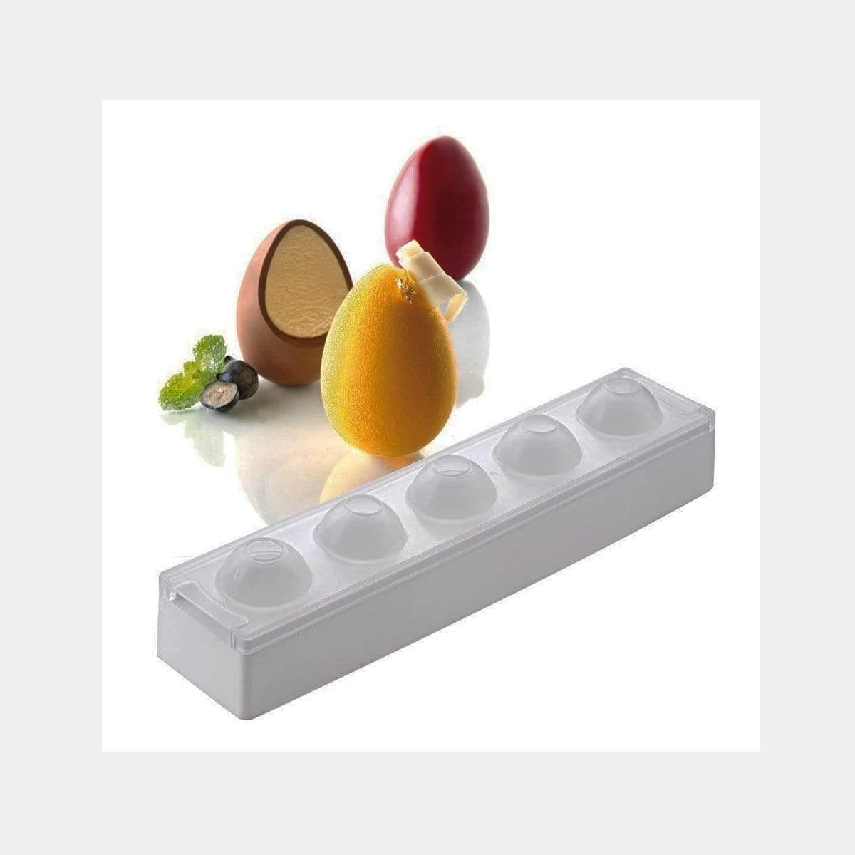 JoyGlobal Silicone 5 Cavity 3D Eggs Entremet Mould
