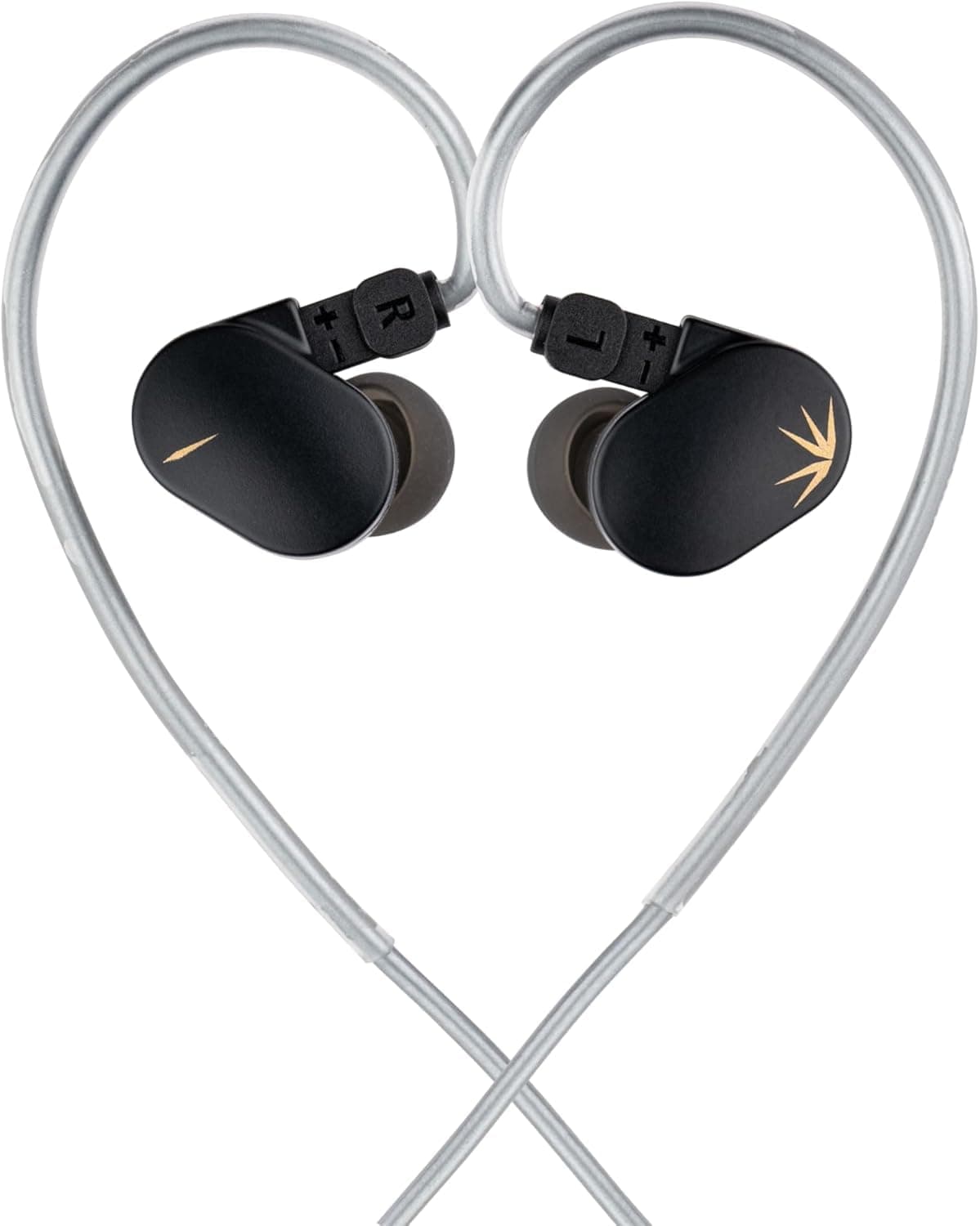 Moondrop CHU II High Performance Wired Dynamic Driver Iems Interchangeable Cable In Ear Headphone, Black