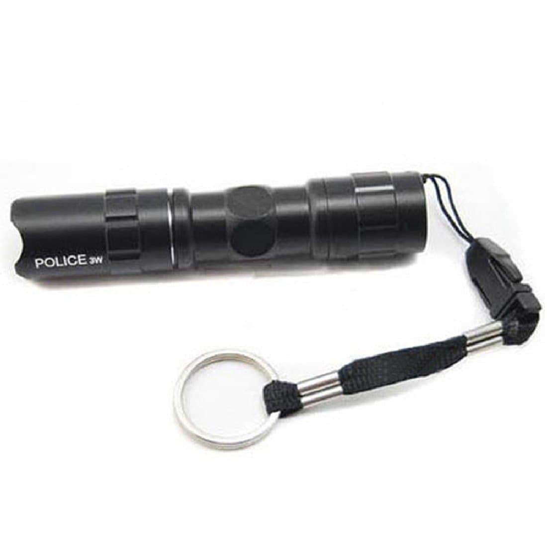 Mini CREE LED 3W Waterproof Hunting Keychain Flashlight Torch Handy Light Lamp