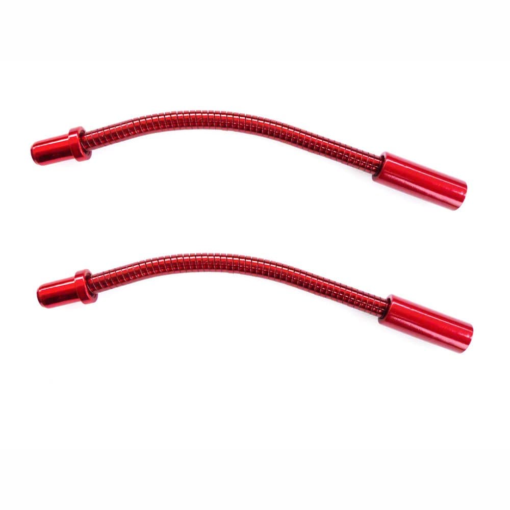 2 x Red Flexible V Brake Cable Lead Pipe Cycle brake Noodle hose Guide