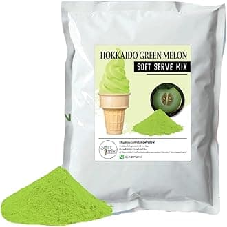 Soft Serve Ice Cream Powder – 1kg Pack, Makes 3.5kg of Ice Cream – Smooth, Creamy & Easy to Make (Hokkaido green melon)