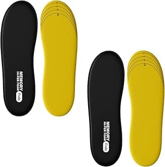 Max Comfort Memory Hi-Per Foam Trimmable Insole compatible for Formal Shoes | Loafers | Running | and Casual Shoes | Large (9-13 UK) | Pack of 2