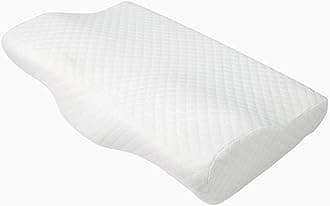 Kally Sleep Orthopedic Butterfly-Shaped Neck Pain Pillow for Head & Cervical Support - White