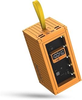 Callmate Ultrafuse Max 50000mAh Ultra High Capacity Power Bank, 23W Fast Charging |Digital Display |4 USB Output Ports & 3 Input |LED Light with SOS| for Smartphones & Other Devices