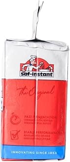 SAF-INSTANT YEAST RED LABEL SINGLE 1 lb (16oz) PACKAGE