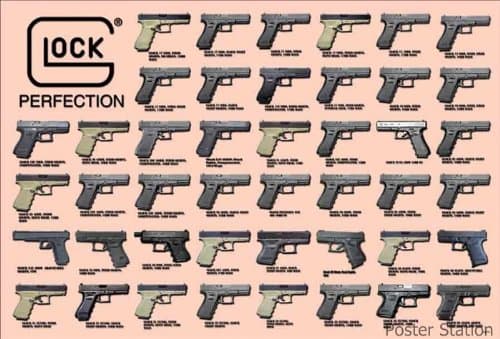 Glock Short Gun Models Accessories Poster#2 - Rare New - Image Print Photo