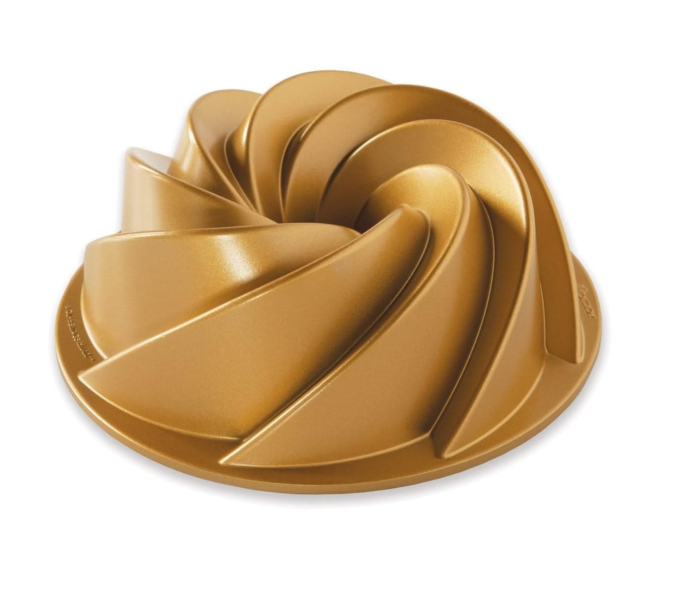 Nordic Ware 90077 Heritage Bundt 6 Cup, Gold