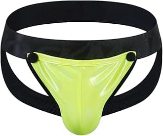 JOCKMAIL Jockstrap Athletic Supporters with Removeable Front Men Jock Strap Male Underwear