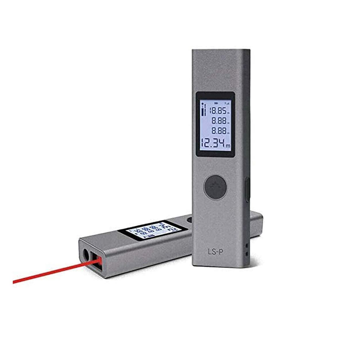 Duka LS-P Laser Measure Laser Range Finder Distance meter up to 131 feet/40m, Rechargeable Compact Backlight LCD, Pythagorean calculate, Distance, Area and Volume - ±2mm Accuracy