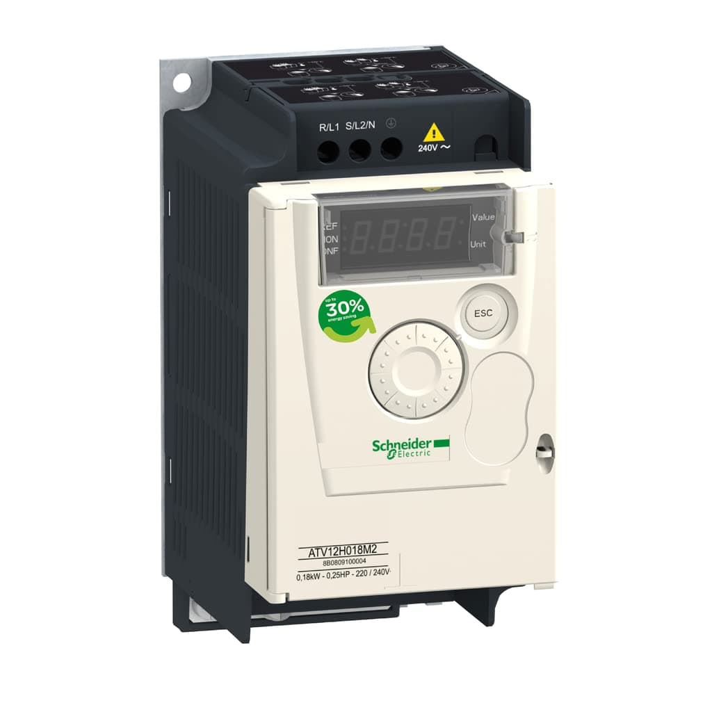 variable speed drive, Altivar 12, 0.18kW, 0.25hp, 200 to 240V, 1 phase
