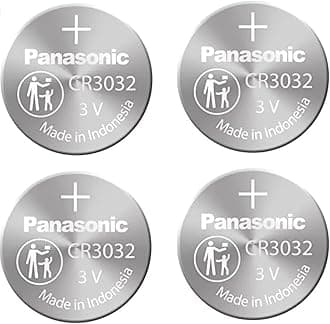 Panasonic 4-Pack Battery, Lithium Button Cell Cr3032- Cr 3032