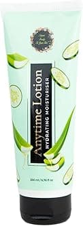 Anytime Lotion | Lightweight Aloe Vera & Cucumber Extract Moisturizer for Instant Hydration and Nourished Skin, Suitable for All Skin Types | 200g